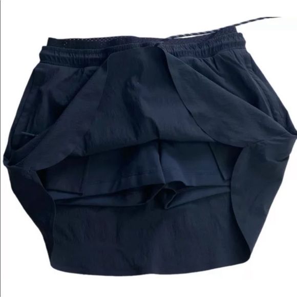 Athleta Trekkie Crest Skort Mesh Black 8 - Picture 7 of 8